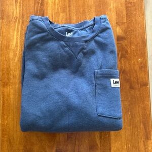 Blue Lee Men’s crew neck sweatshirt Large